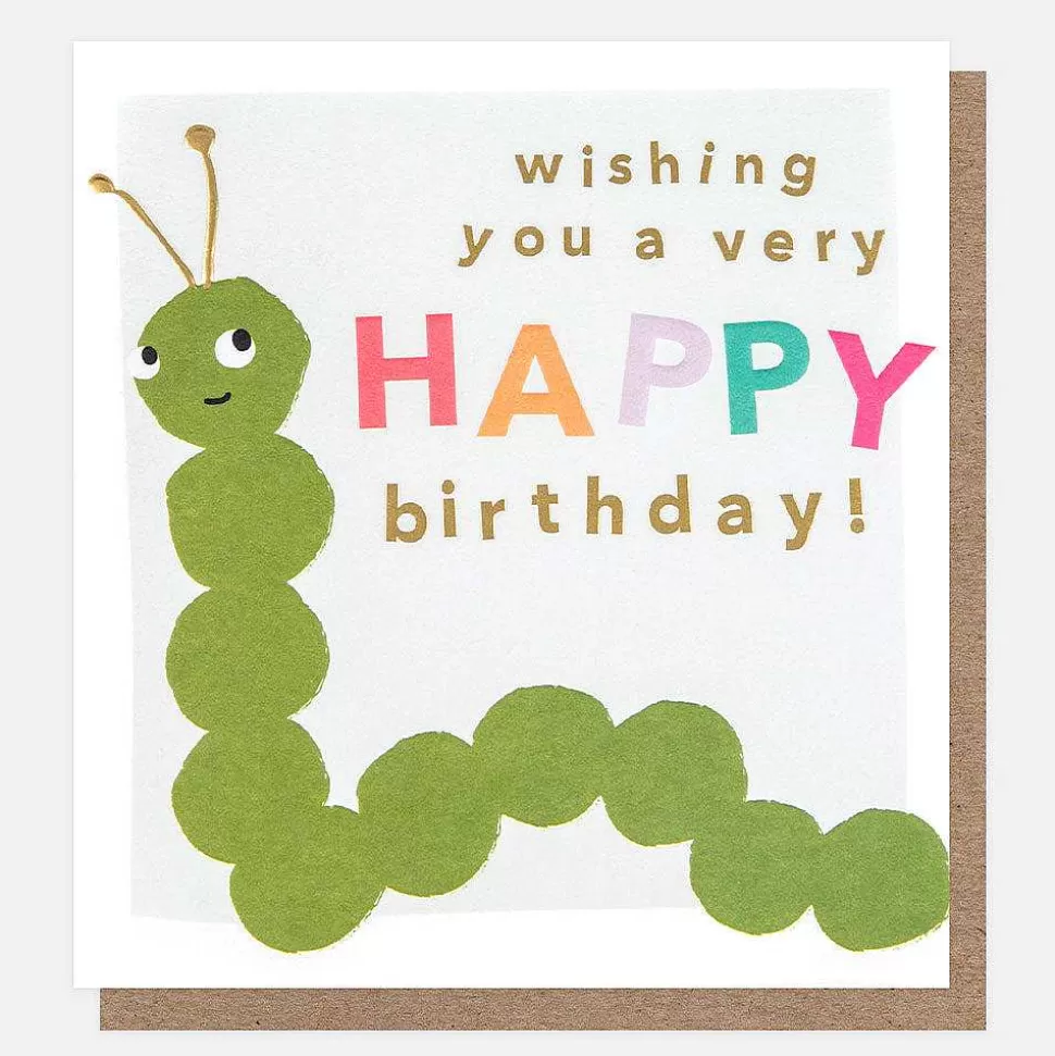 Store Wishing You A Very Happy Birthday Caterpillar Birthday Card Birthday Cards