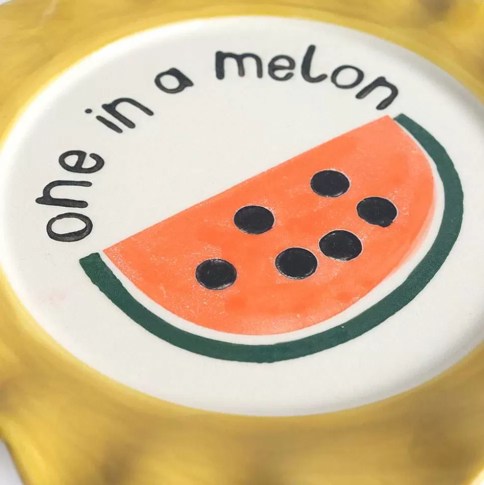 Store Yellow Watermelon Plate Kitchen Accessories